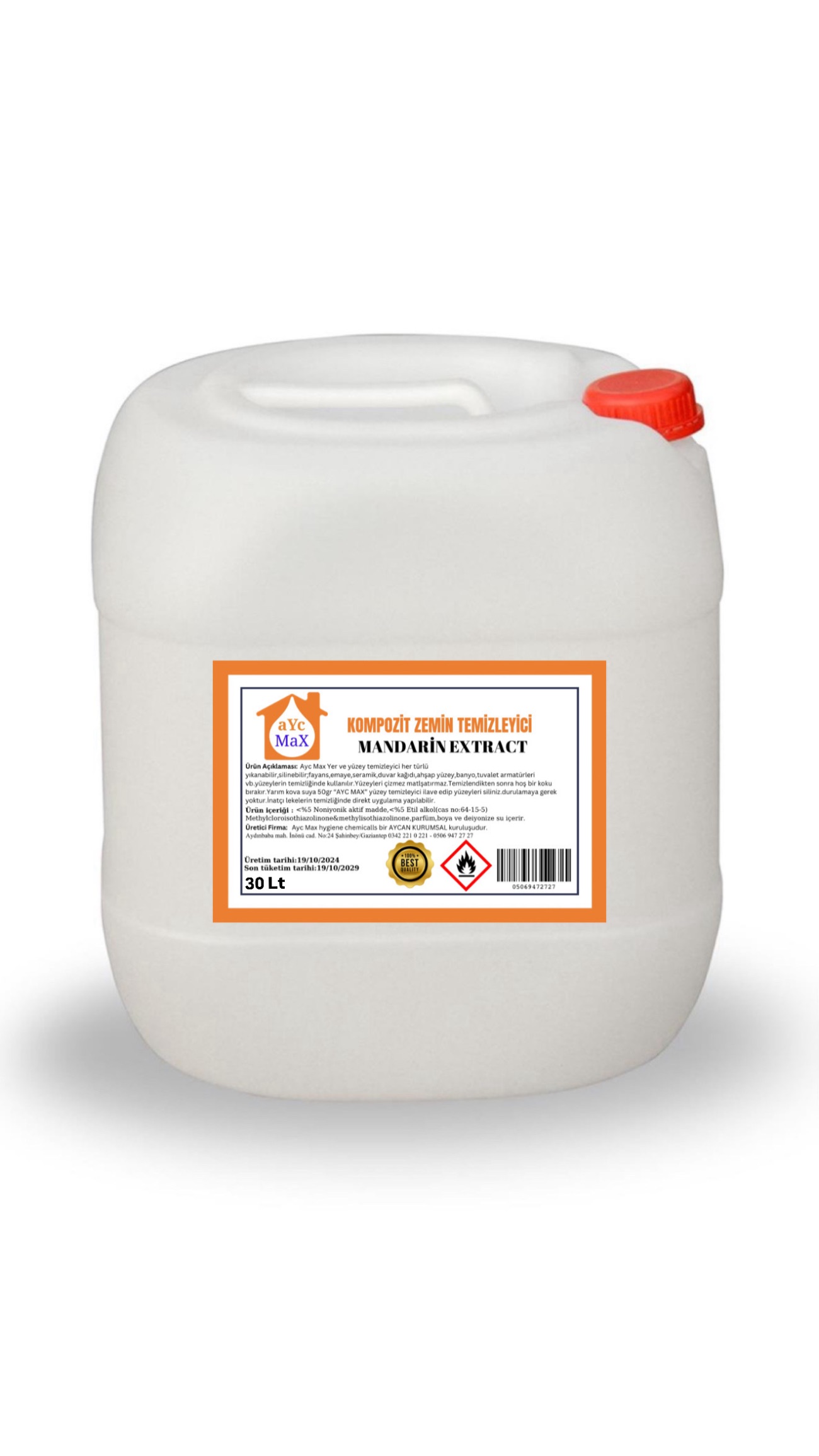 Ayc Max kompozit yüzey Temizlyci 30lt - 