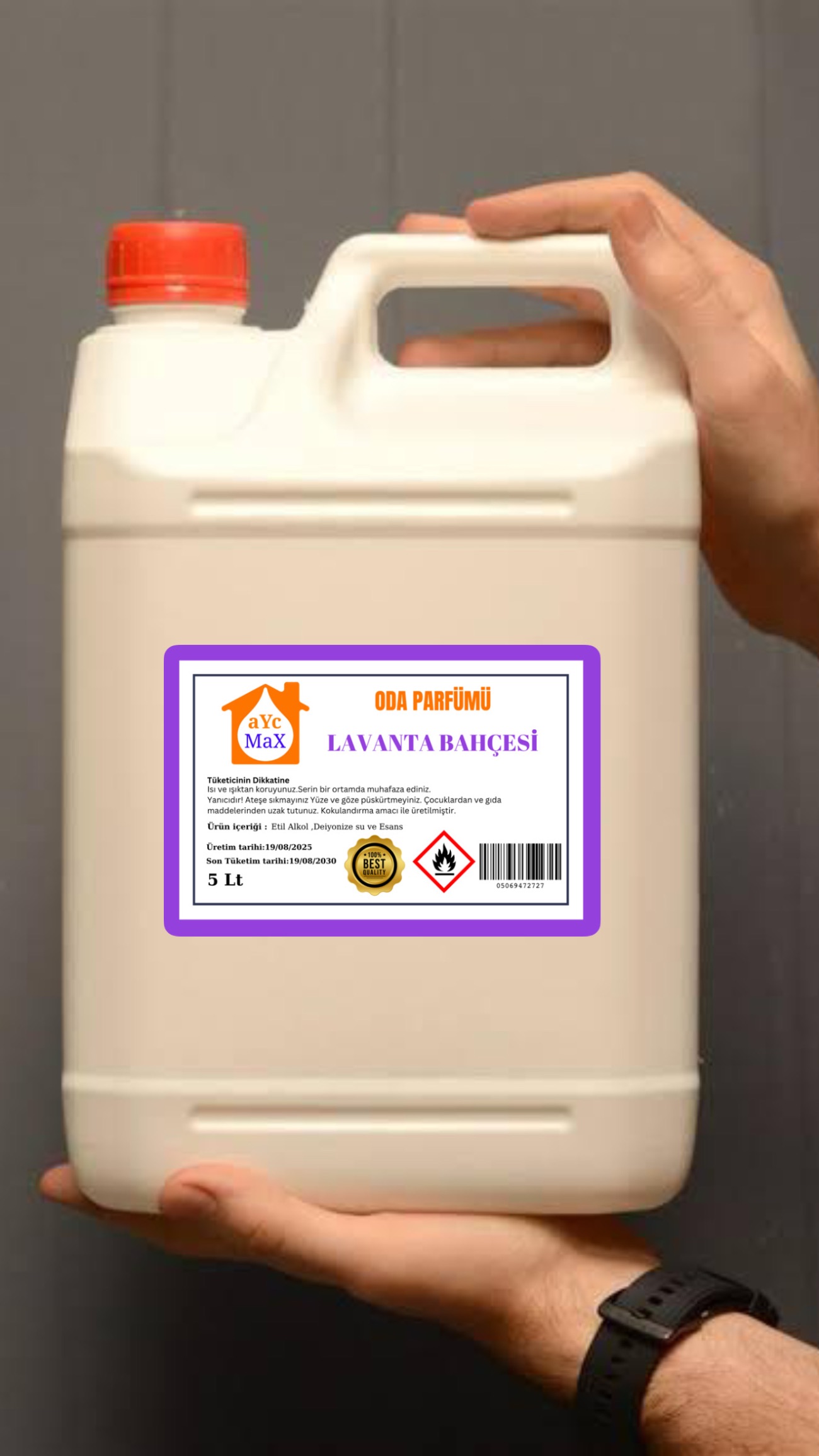 Ayc Max Lavanta Oda Parfümü 5 lt - 