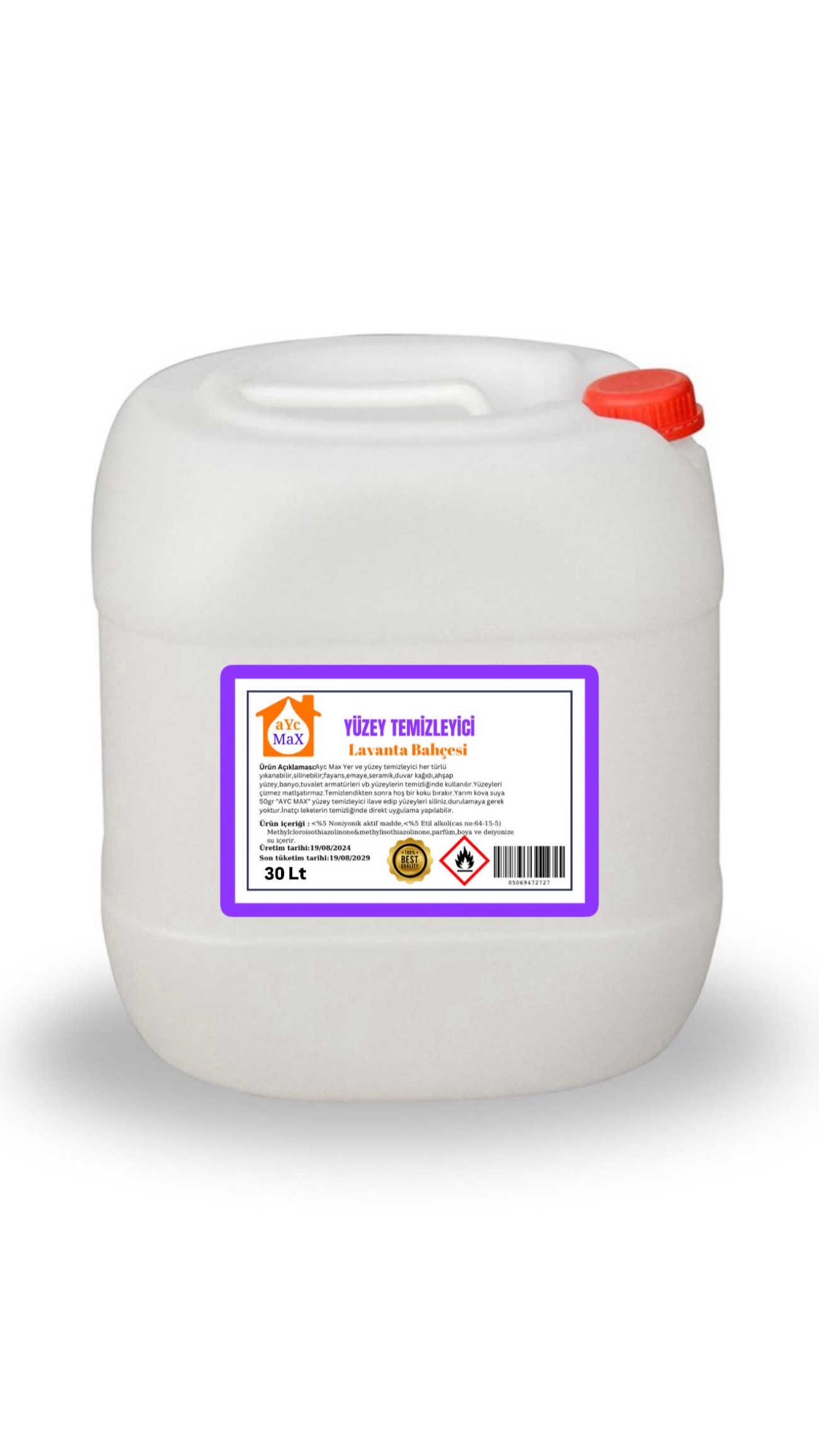 Ayc Max Genel Temizlik Lavanta 30 lt - 