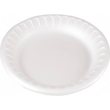 20 cm köpük tabak 100 adet - 