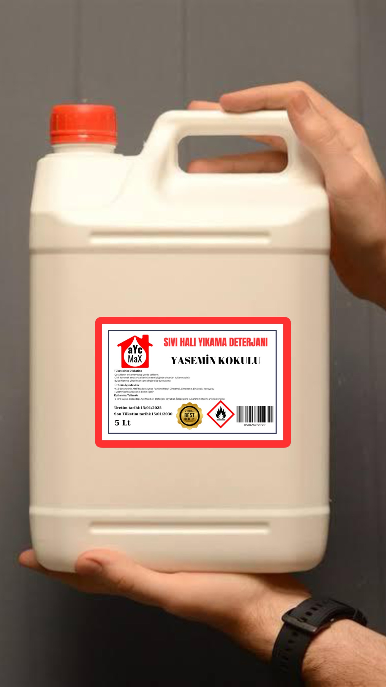 Ayc Max Sıvı Halı yıkama 5lt - 