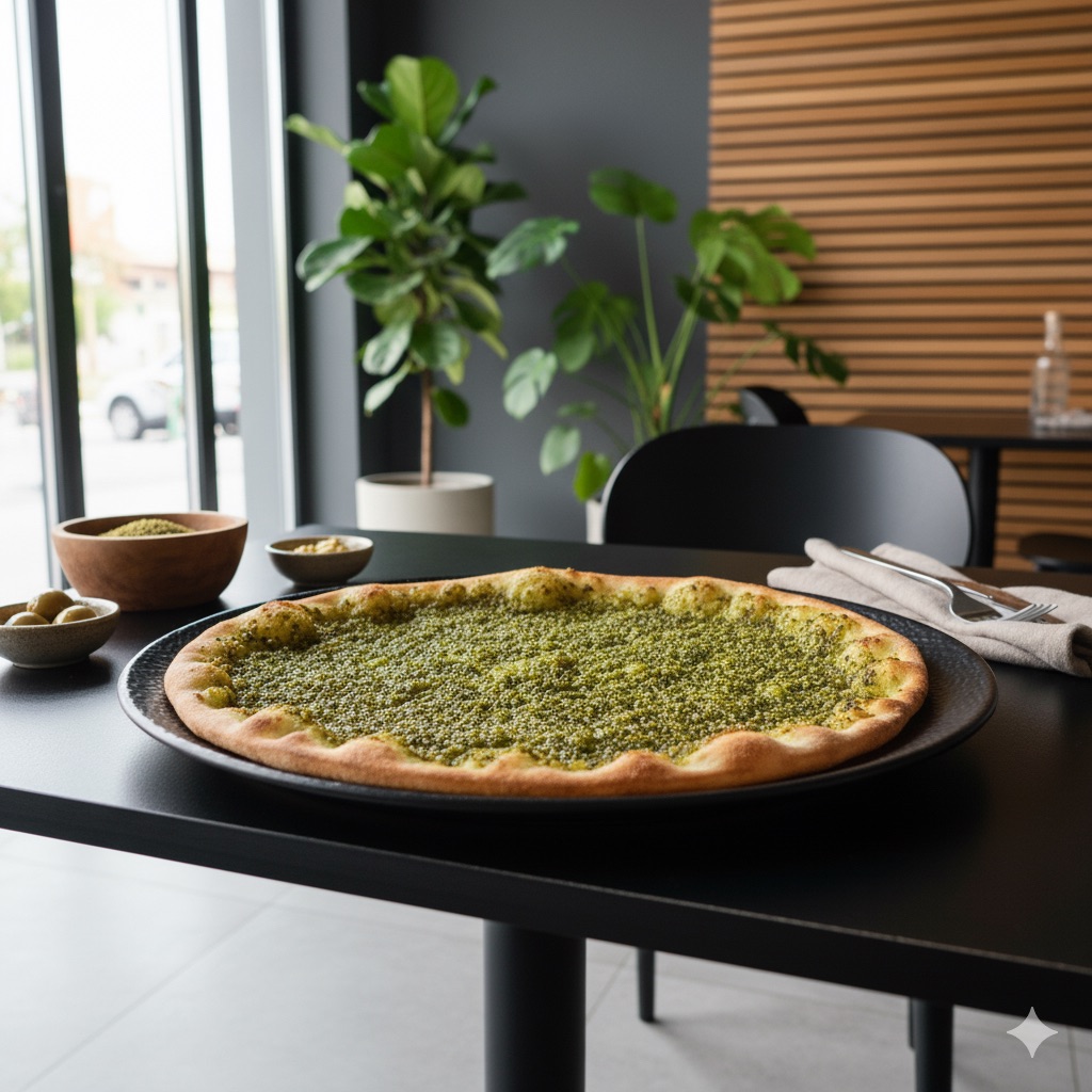 لحم بعجين زعتر