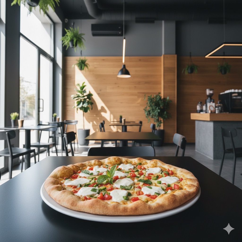 مناقيش جبنة موزاريلا وخضار