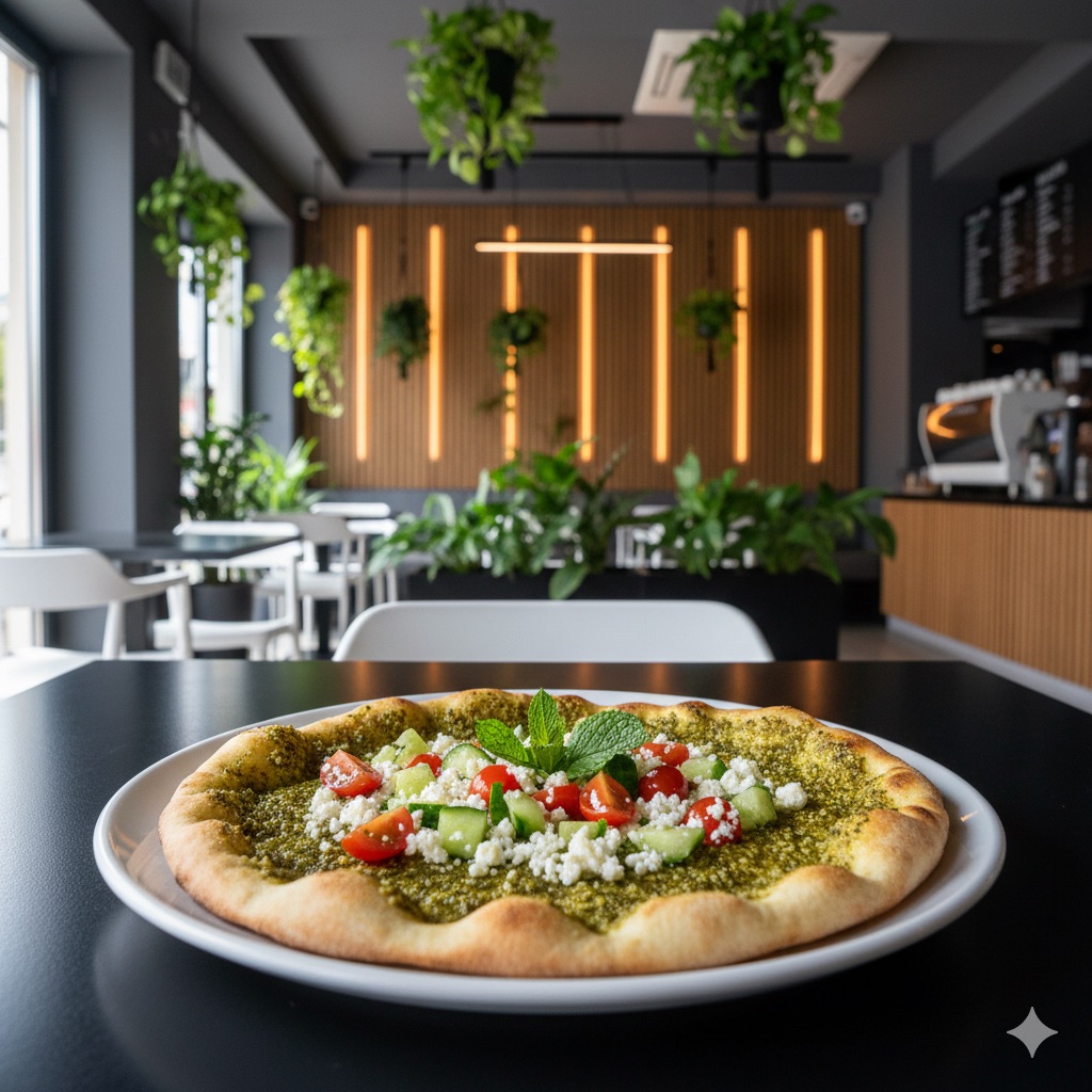 مناقيش زعتر وخضار