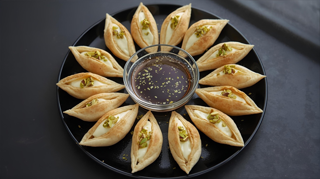 قطايف بالقشطه