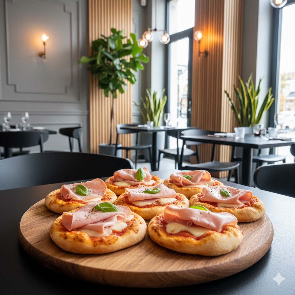 فطائر مارتديلا وجبنة