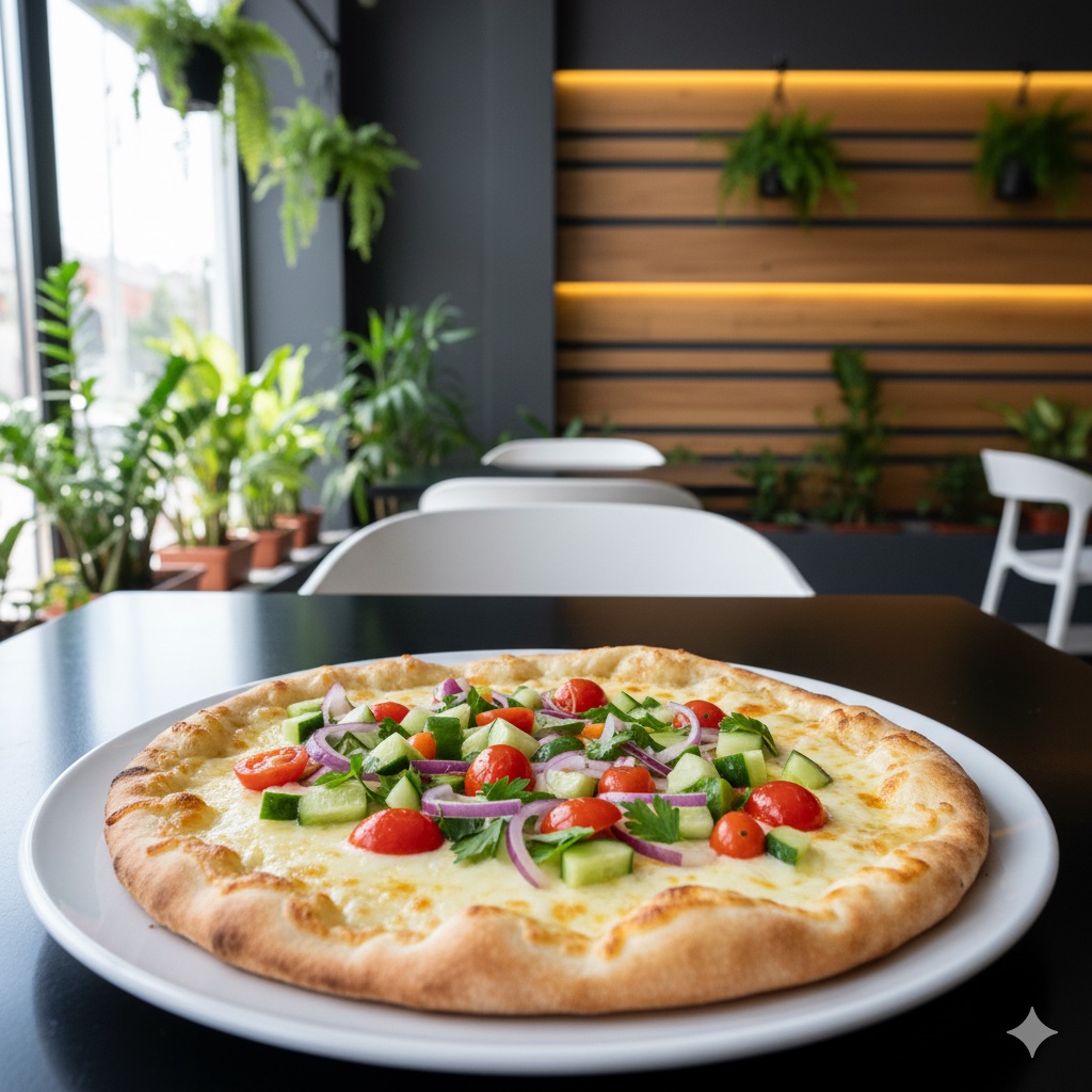 مناقيش جبنة عكاوي وخضار