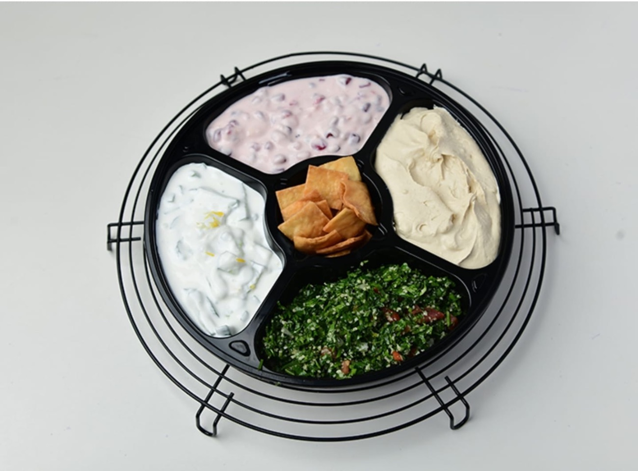 صحن مقبلات خماسي