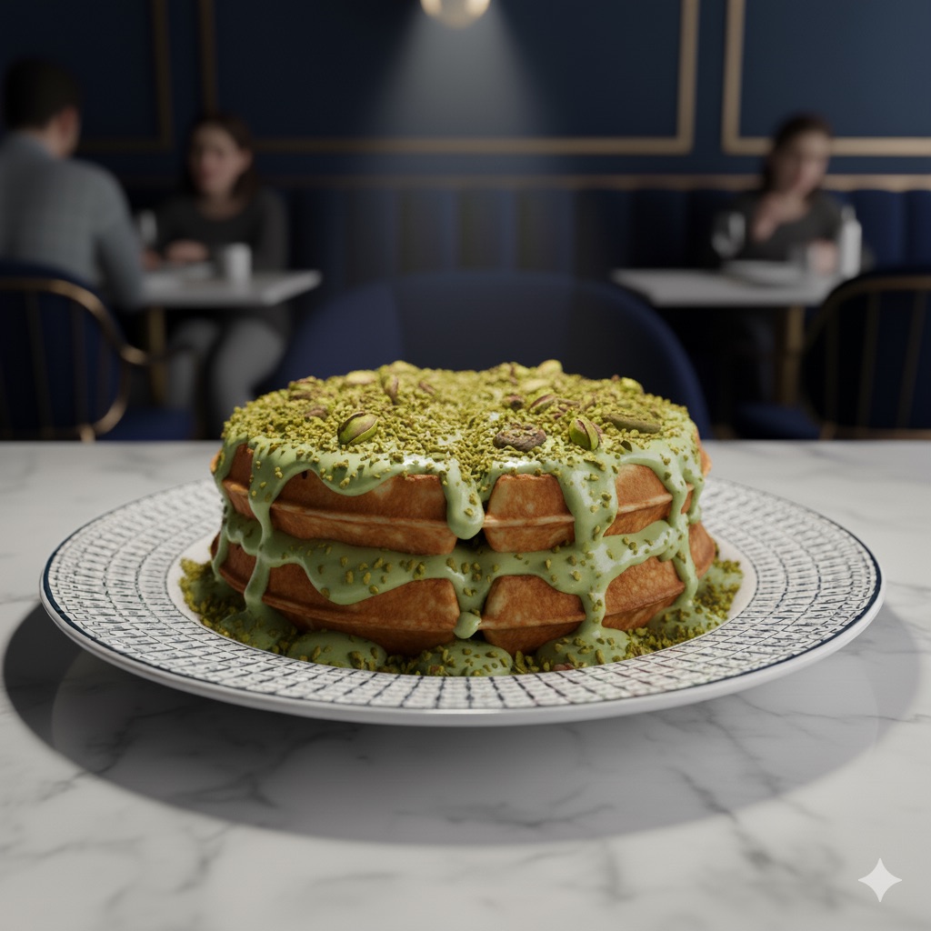 وافل بيستاشيو