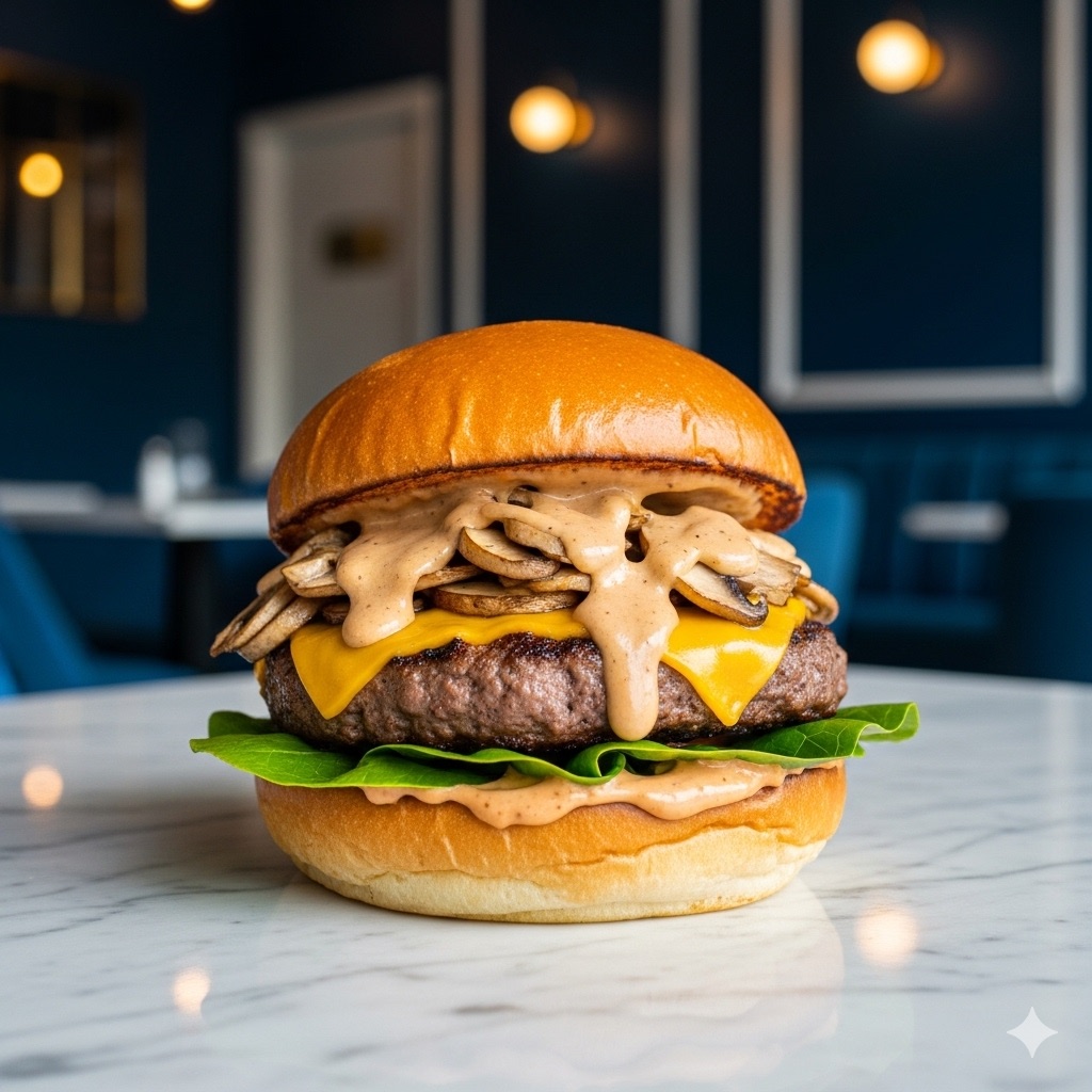 تشيز مشروم بركر