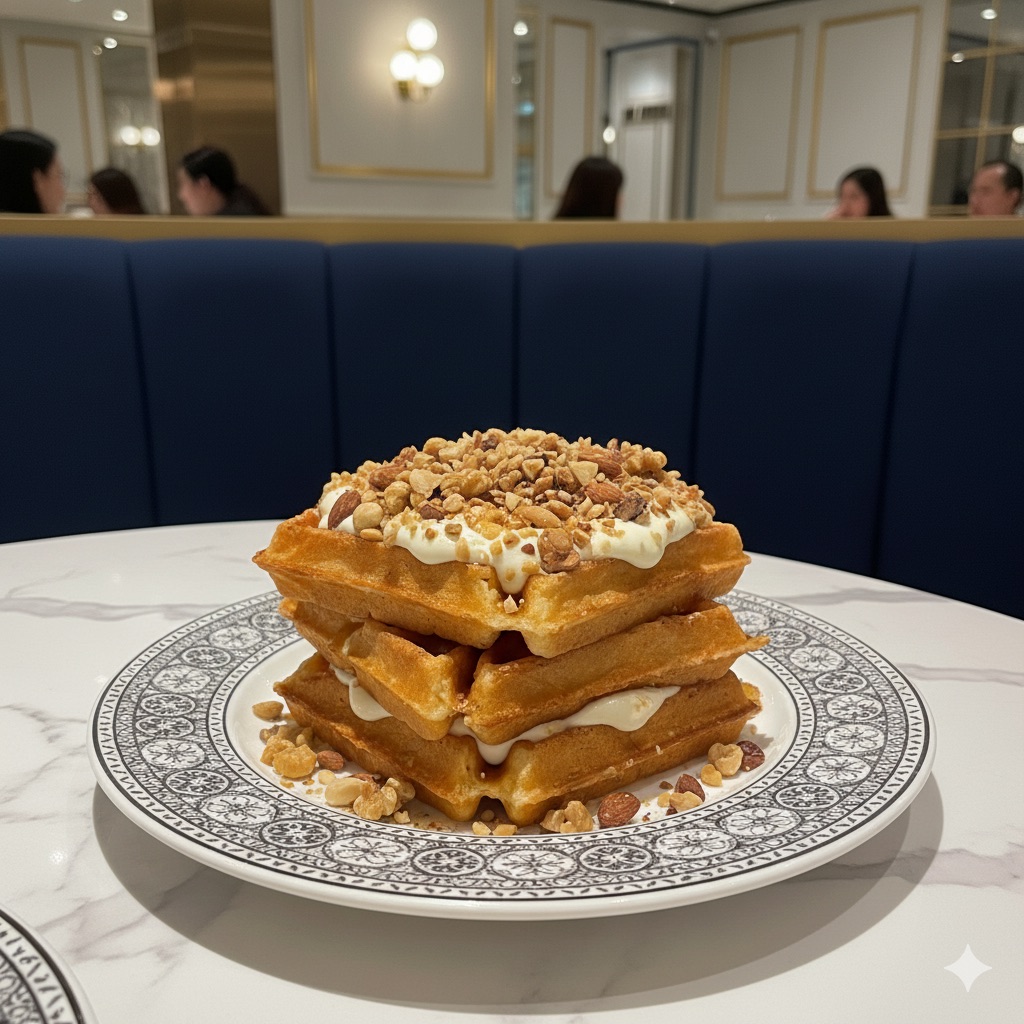 وافل مكسرات