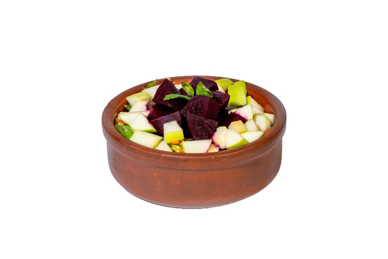 Pancar salatası - Mevsim yeşillikleri ve pancar