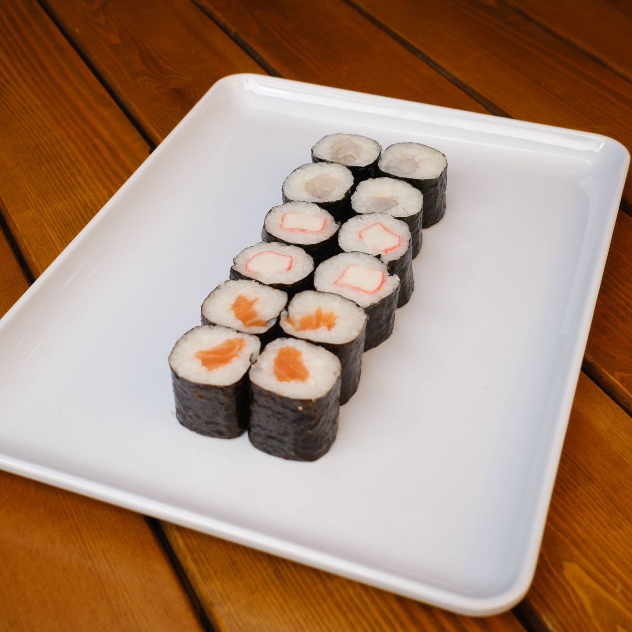 Maki mix (12 adet) - Somon / Yengeç / Karides