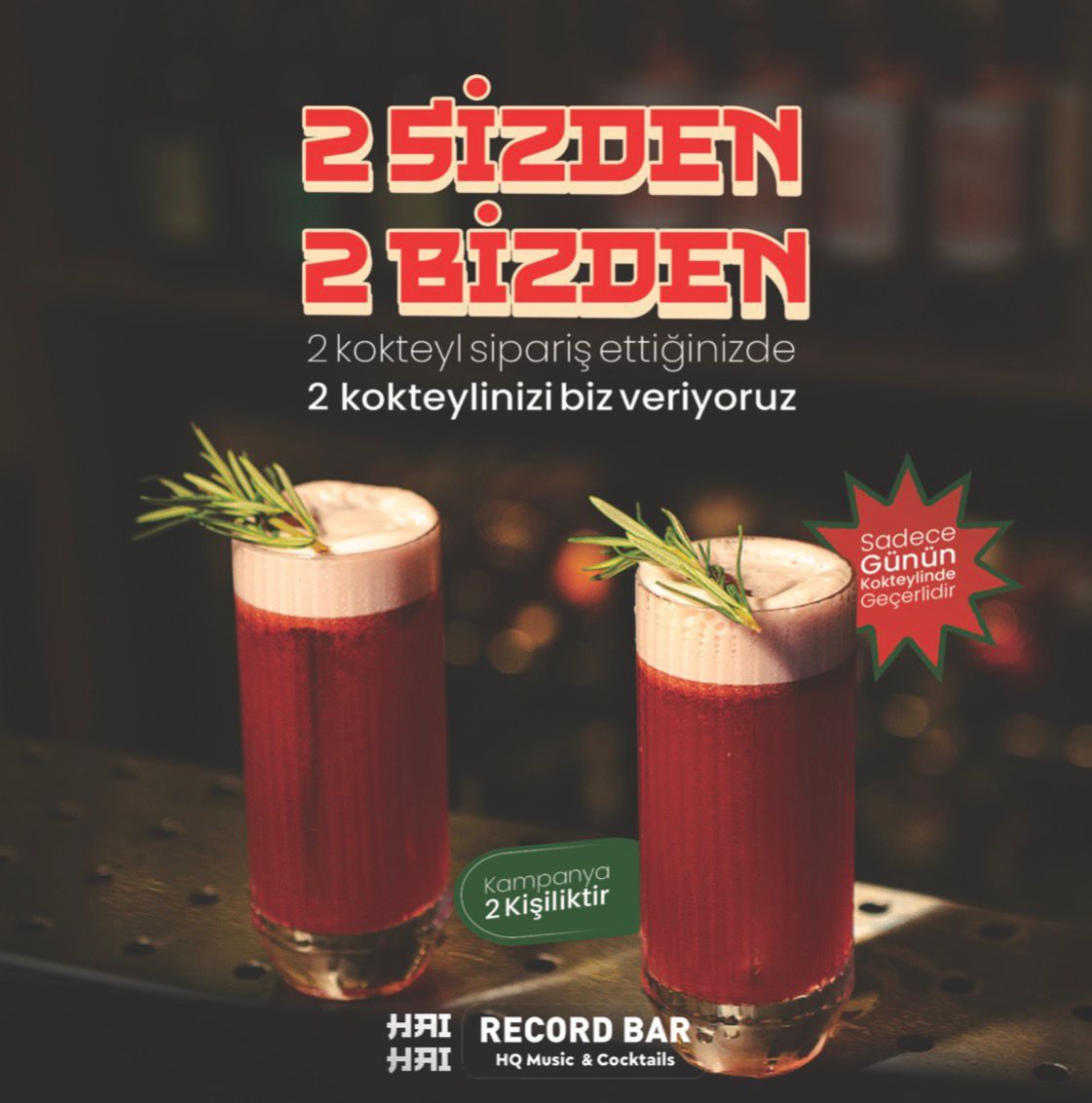 2 Kokteyl Sizden 2 Kokteyl Bizden