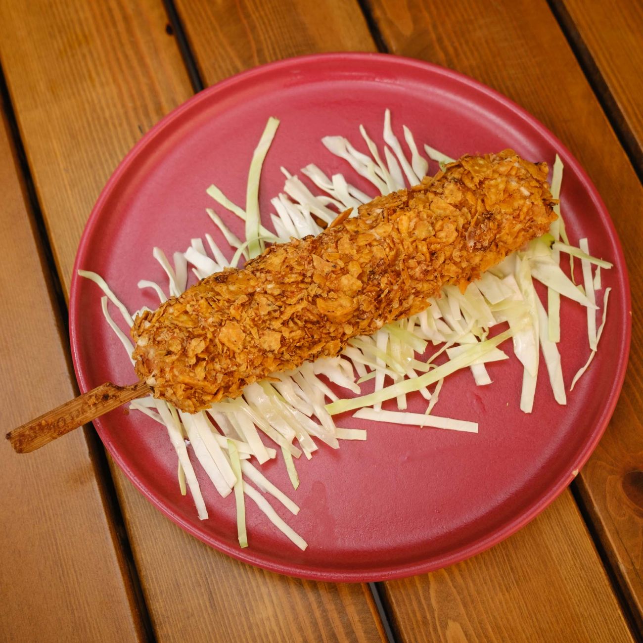 Doritos Corn Dog (Doritos kaplamalı çıtır sosis ve peynirli)