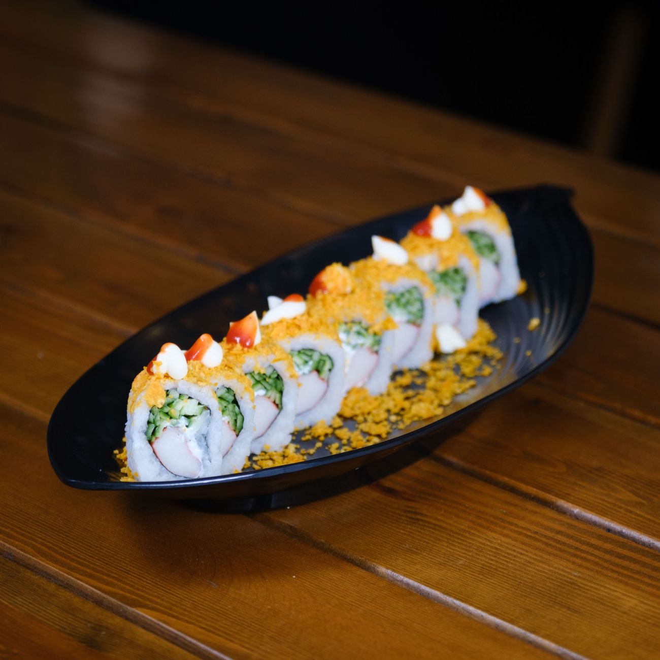 Mexican Roll (8 Adet) - Yengeç, acılı mayonez, salatalık, dışı acılı taco