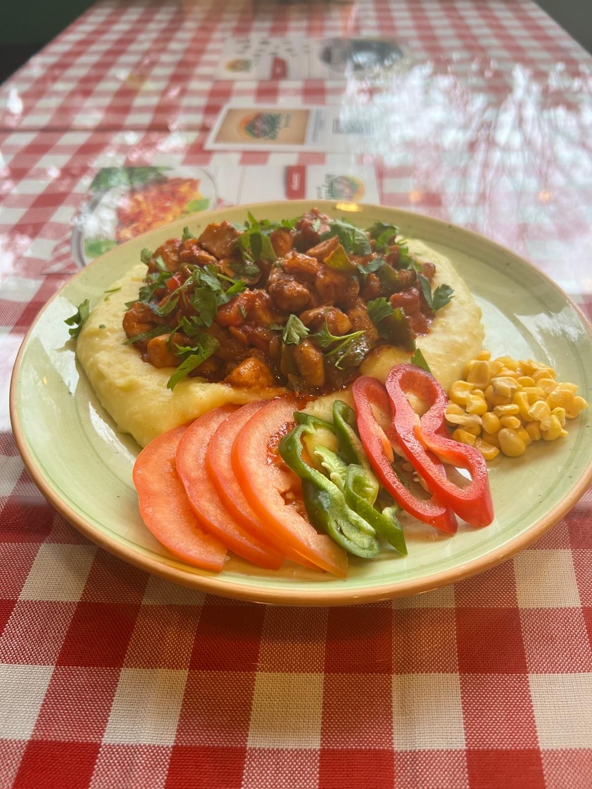 Püreli Tavuk Sote - 