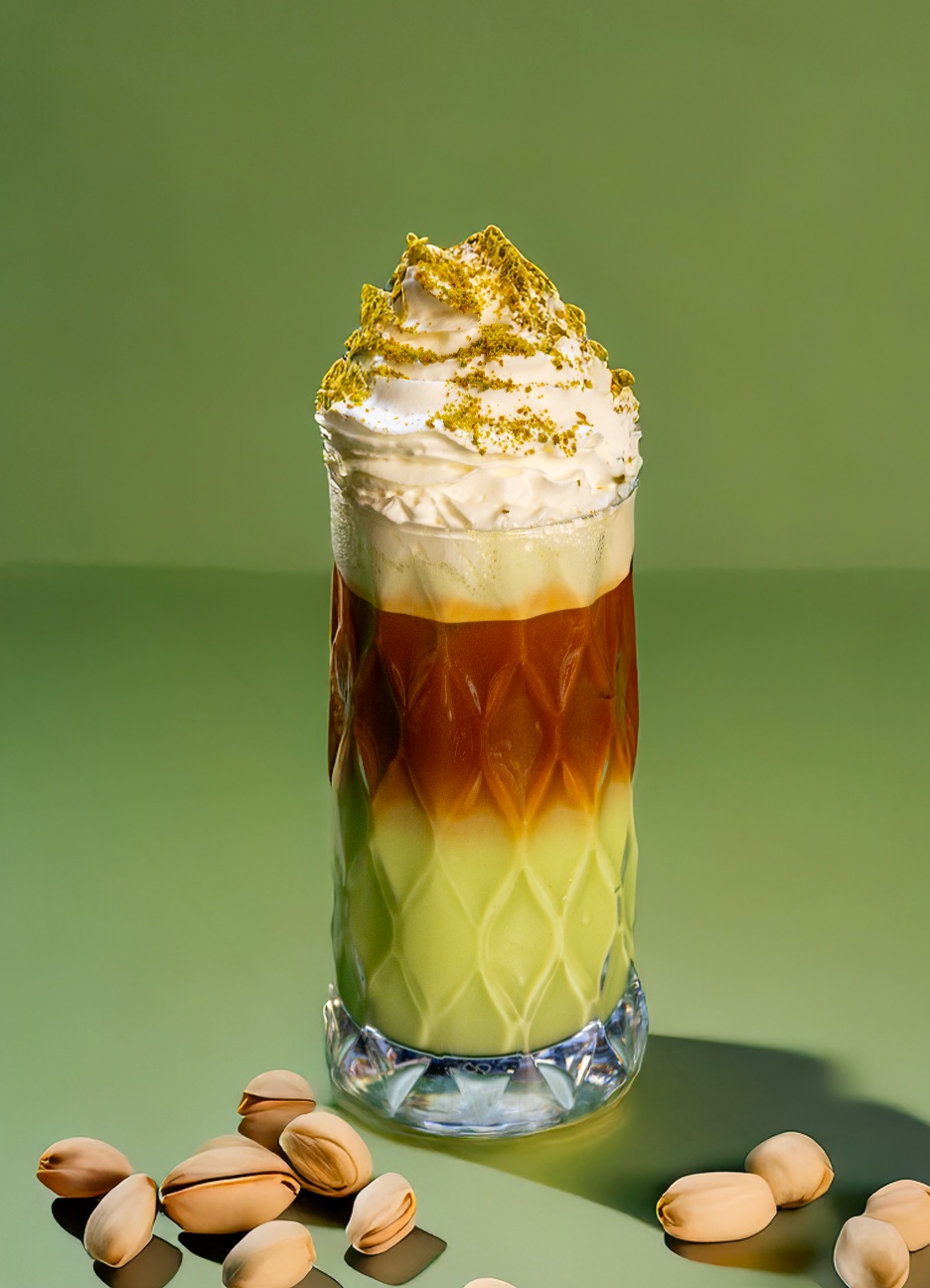 Antep Fıstıklı Latte (Soğuk)
