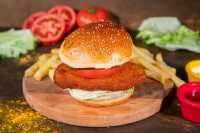 Tavuk Burger 90 Gr + Cips