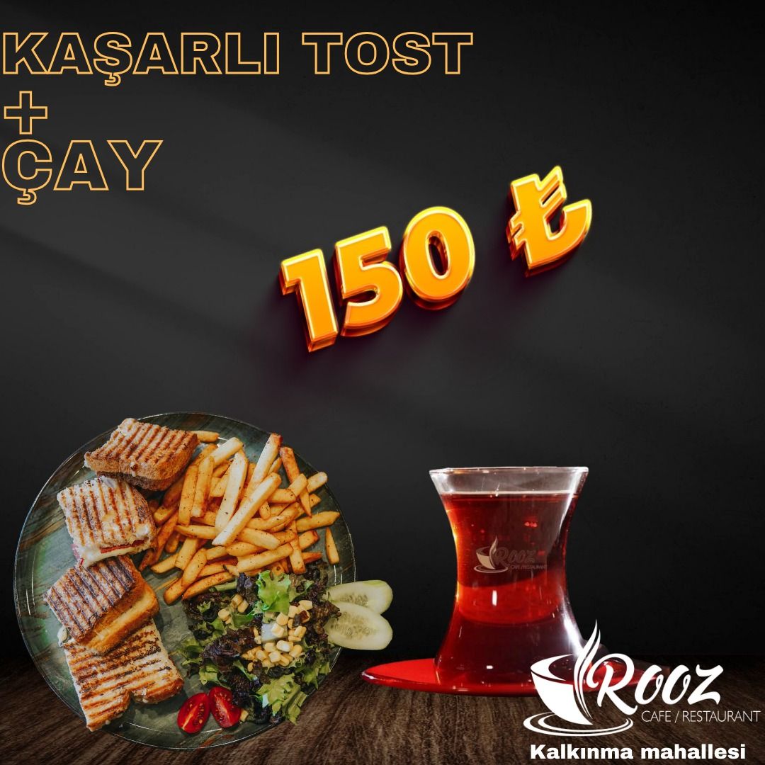 KAŞARLI TOST+ÇAY - 