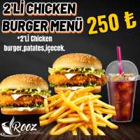 2'Lİ CHICKEN BURGER +PATATES+ İÇECEK