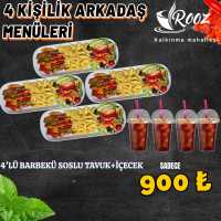 4'LÜ NEFİS BARBEKÜ SOSLU TAVUK+İÇECEK