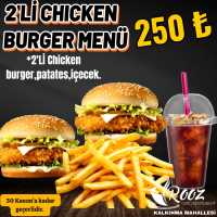 2'Lİ CHICKEN BURGER +PATATES+ İÇECEK