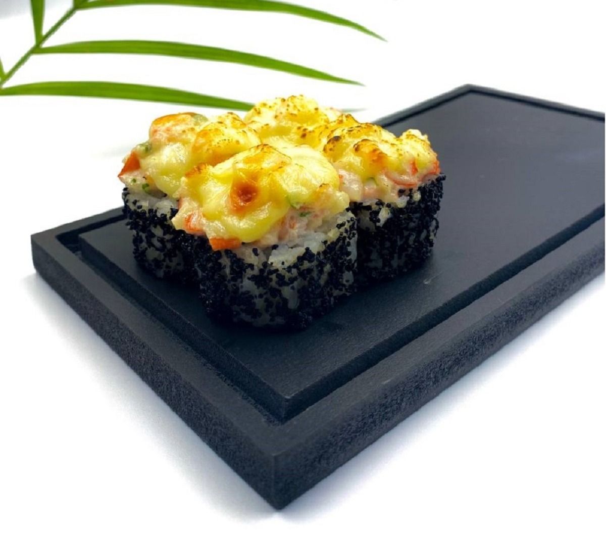 Chicken Yaki Roll-8pcs - Chicken Yaki Roll – A bold and flavorful roll with chicken, cucumber, tobiko, tomato, spicy sauce, cream cheese, and rice wrapped in nori