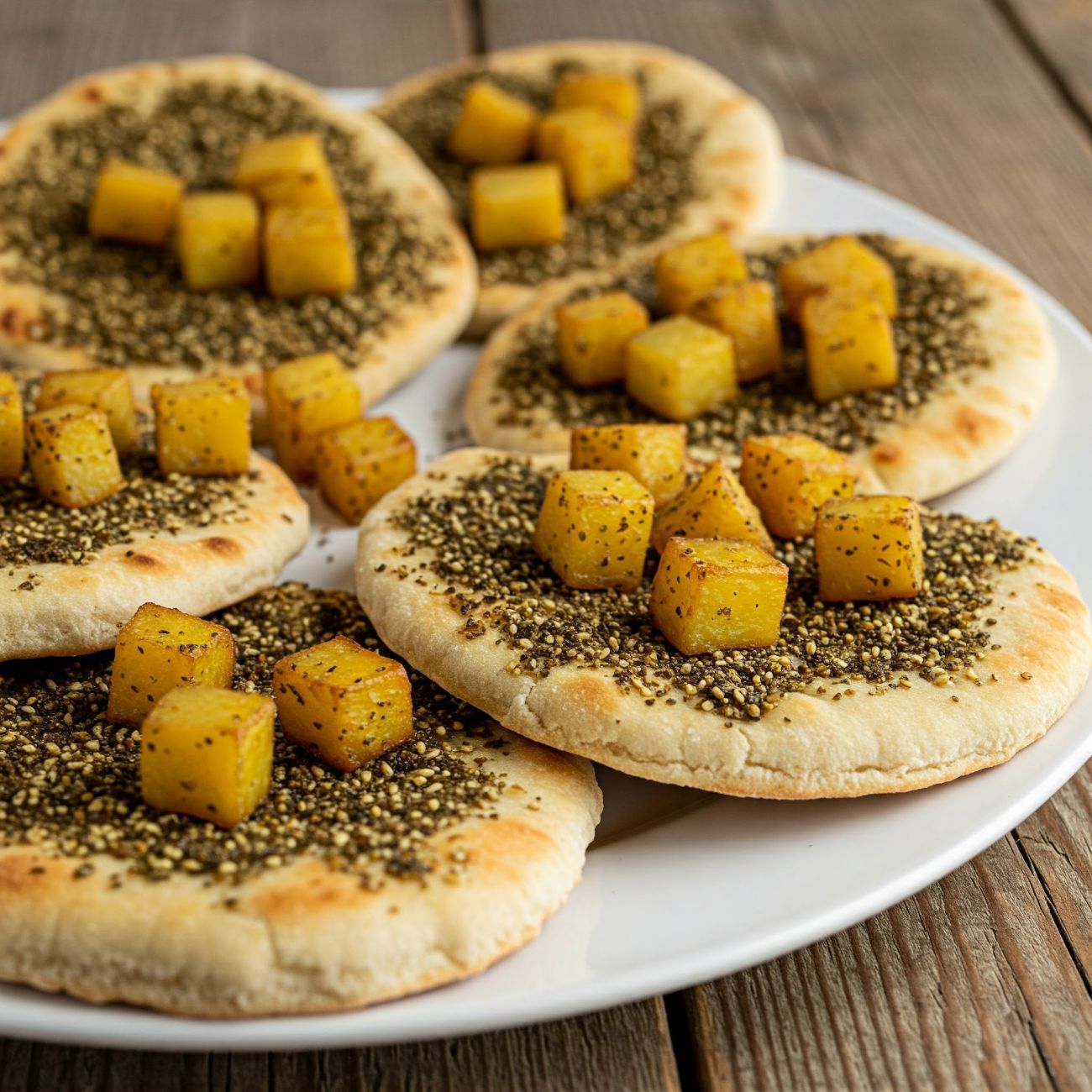 زعتر مع خضار