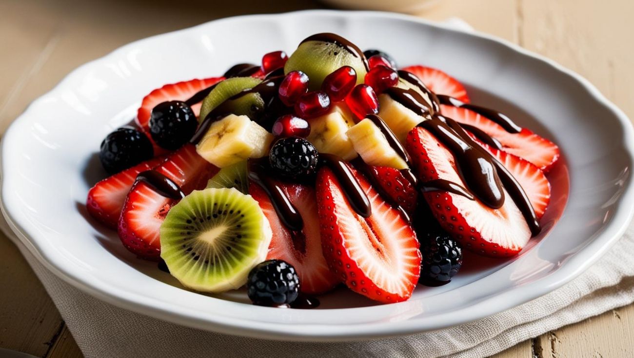 سلطة فواكه نوتيلا