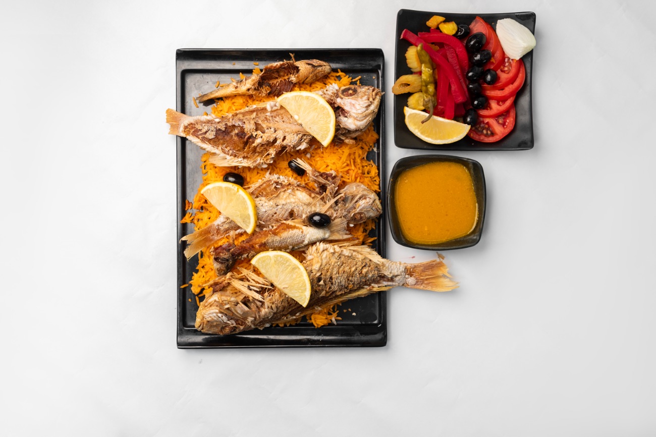وجبة سمك سلطان إبراهيم