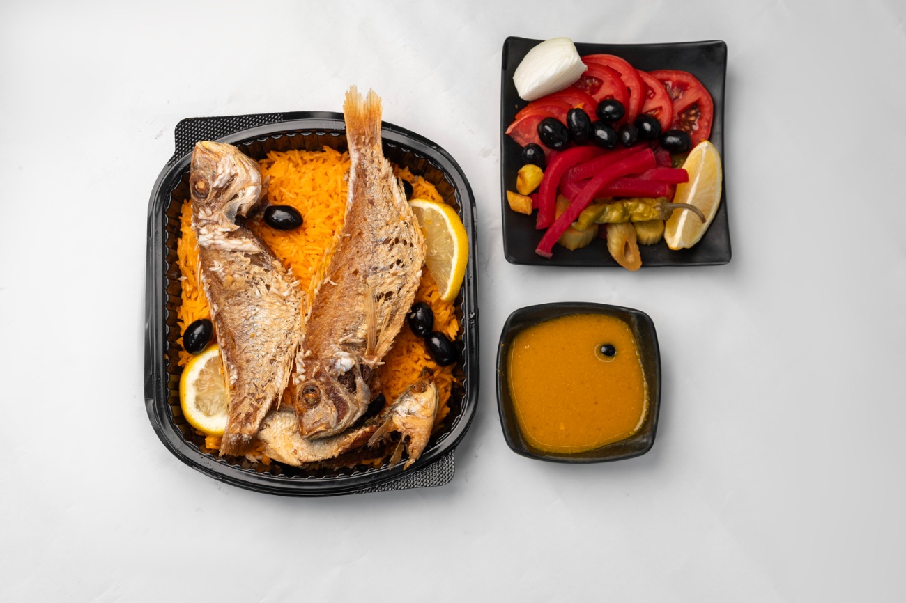 وجبة سمك سلطان إبراهيم