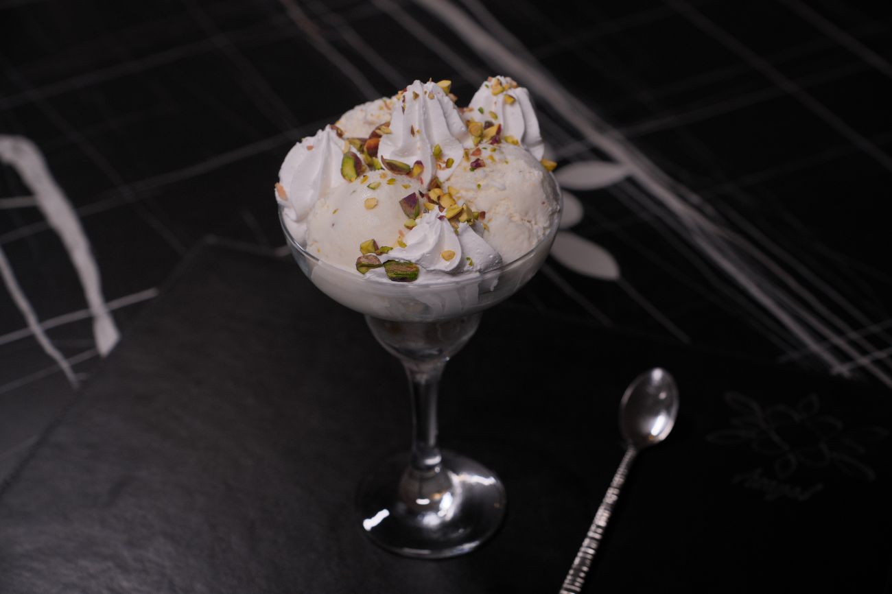 آيس كريم بالمكسرات