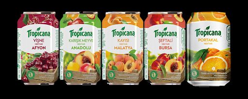 Tropicana - Vişne-Şeftali-Karışık