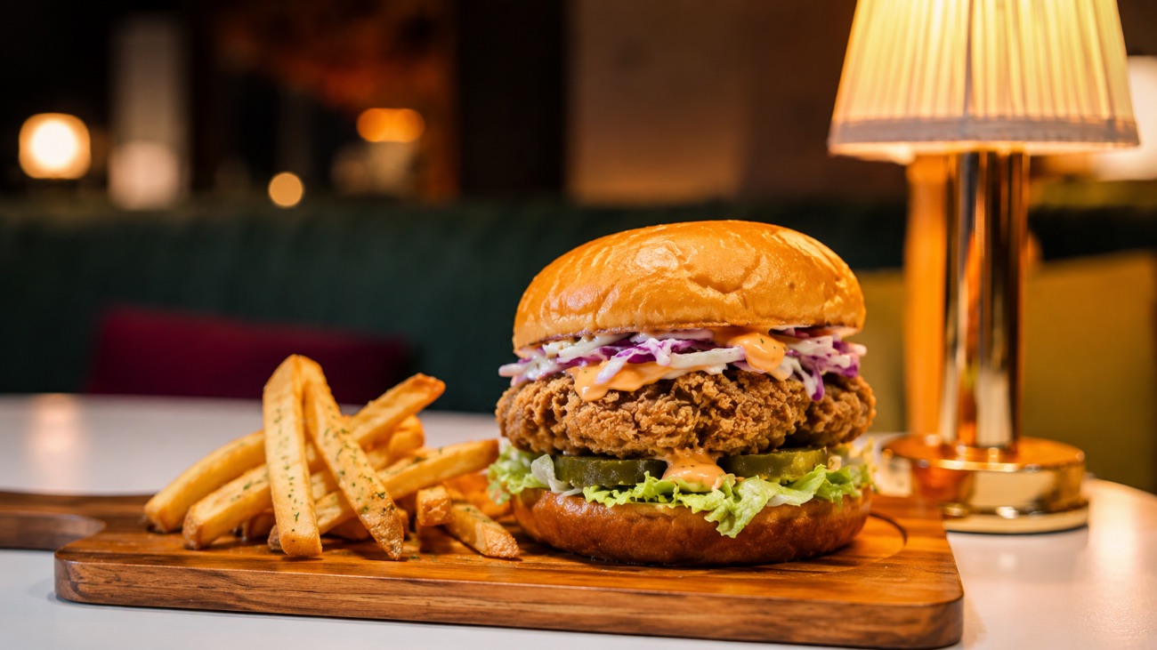 CRISPY CHICKEN BURGER