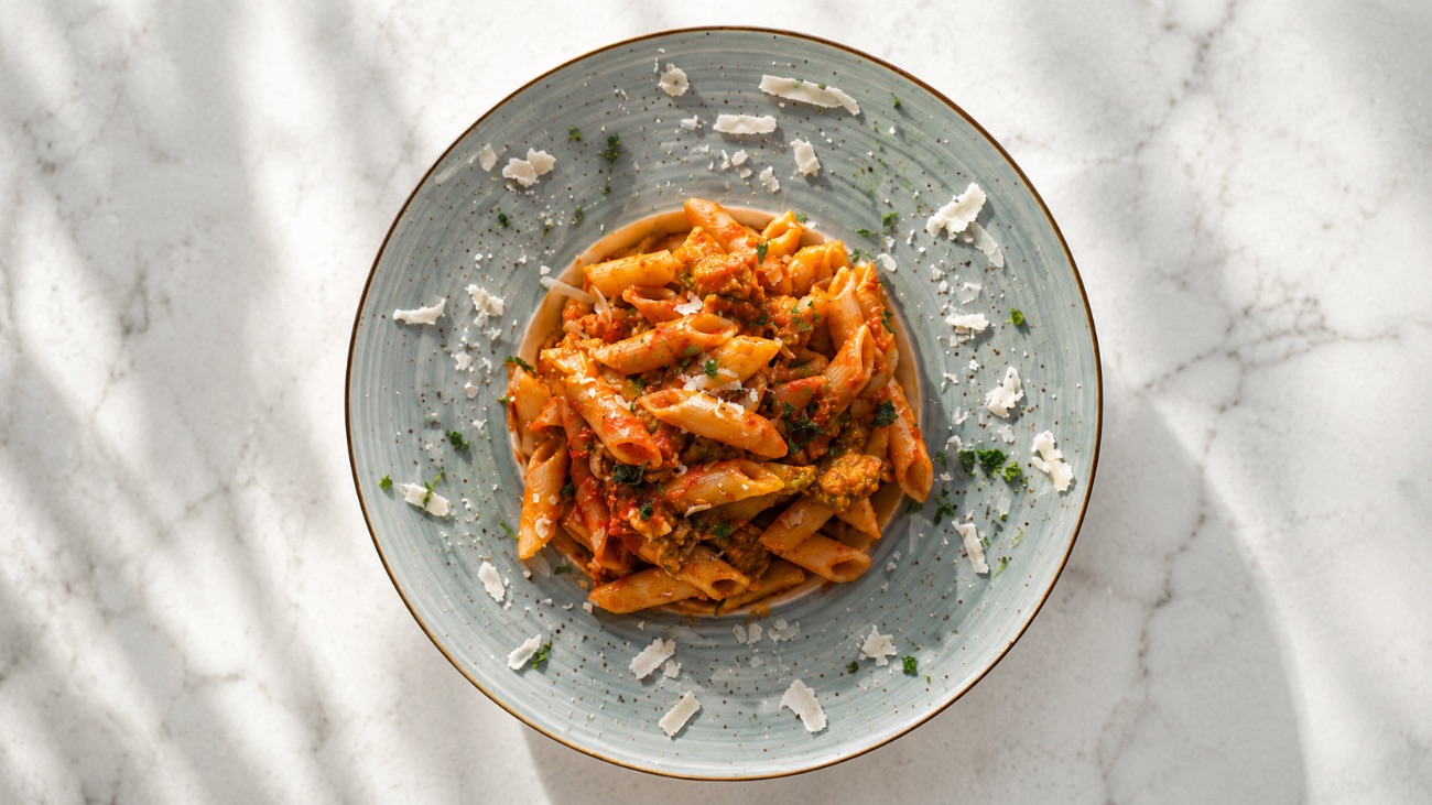 Penne Arrabbiata With Chiken