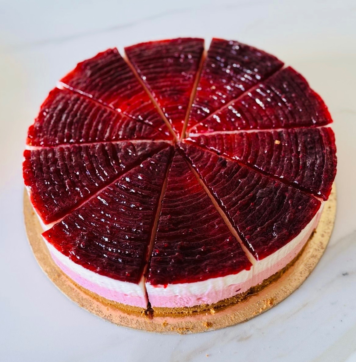 Frambuazlı Cheesecake