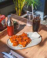 Buffalo Popcorn Chicken