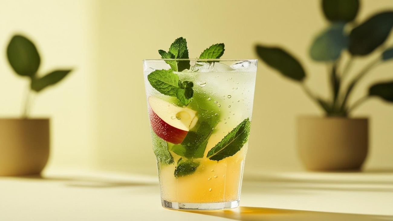 موهيتو تفاح و نعناع