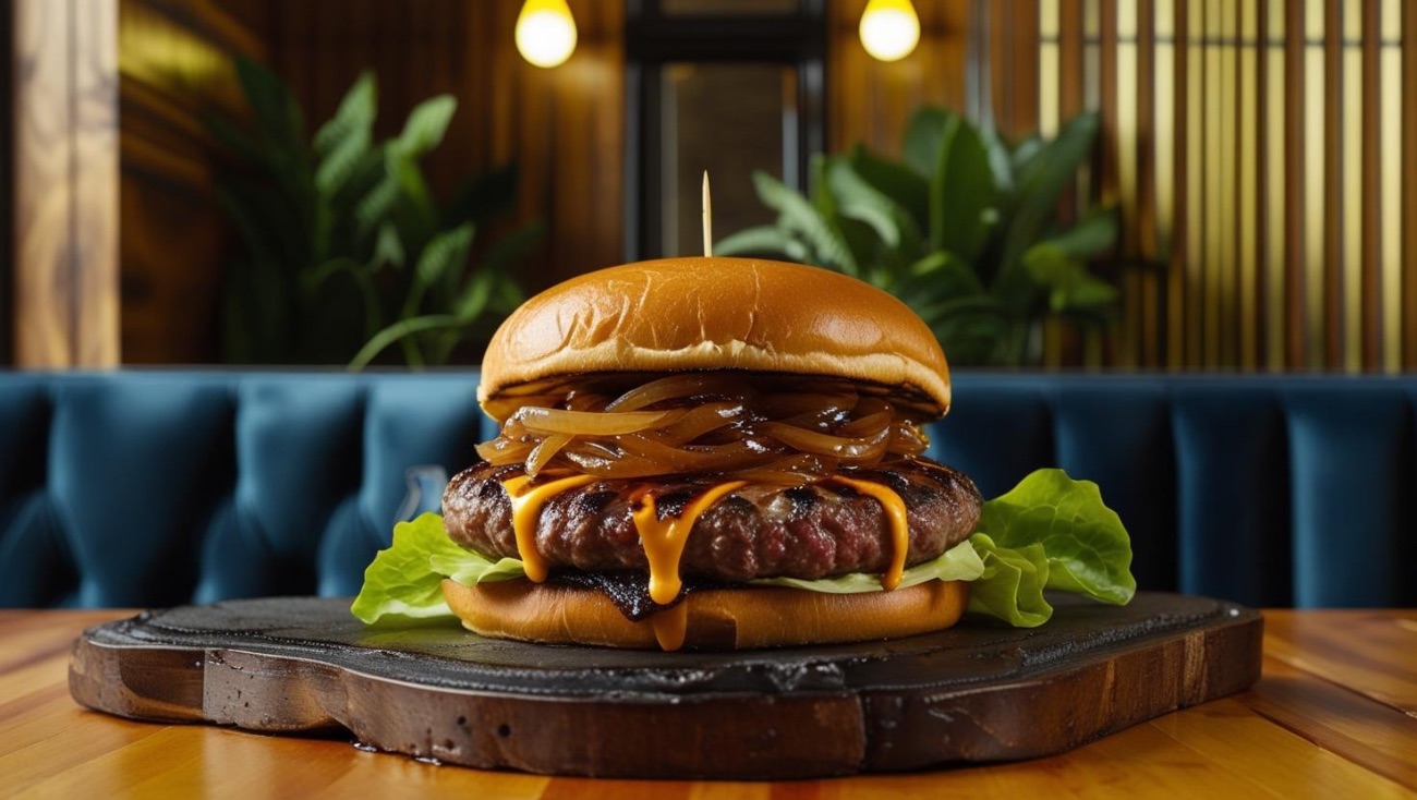 برجر باربكيو لحم