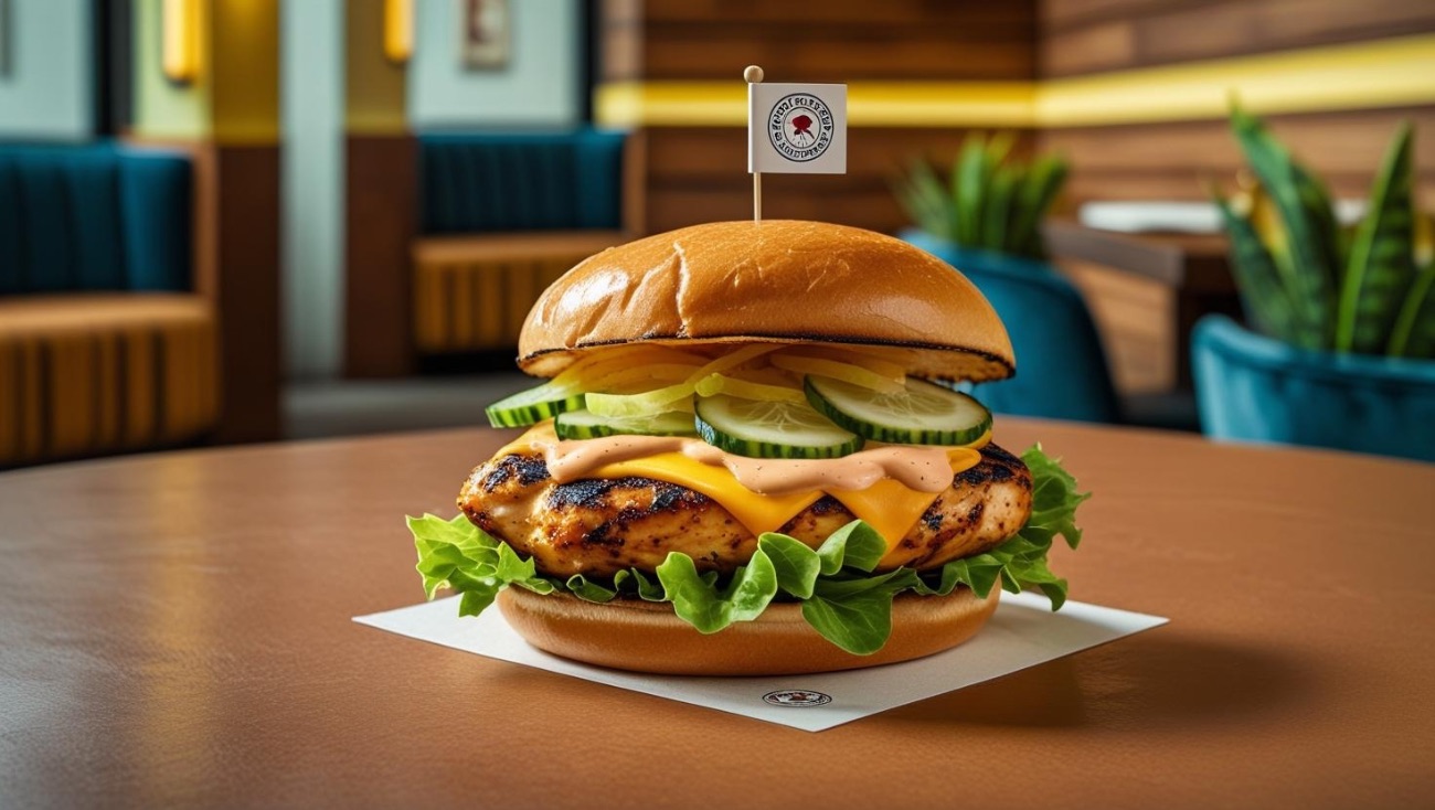 برجر اجواء مريم دجاج