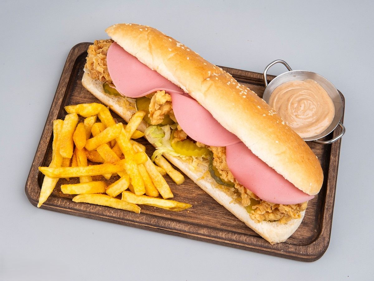 فلر دجاج ساندويش