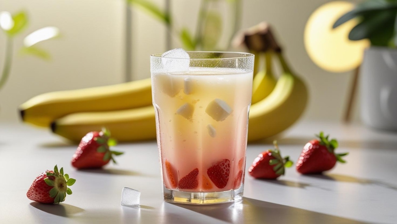 موز وفراولة