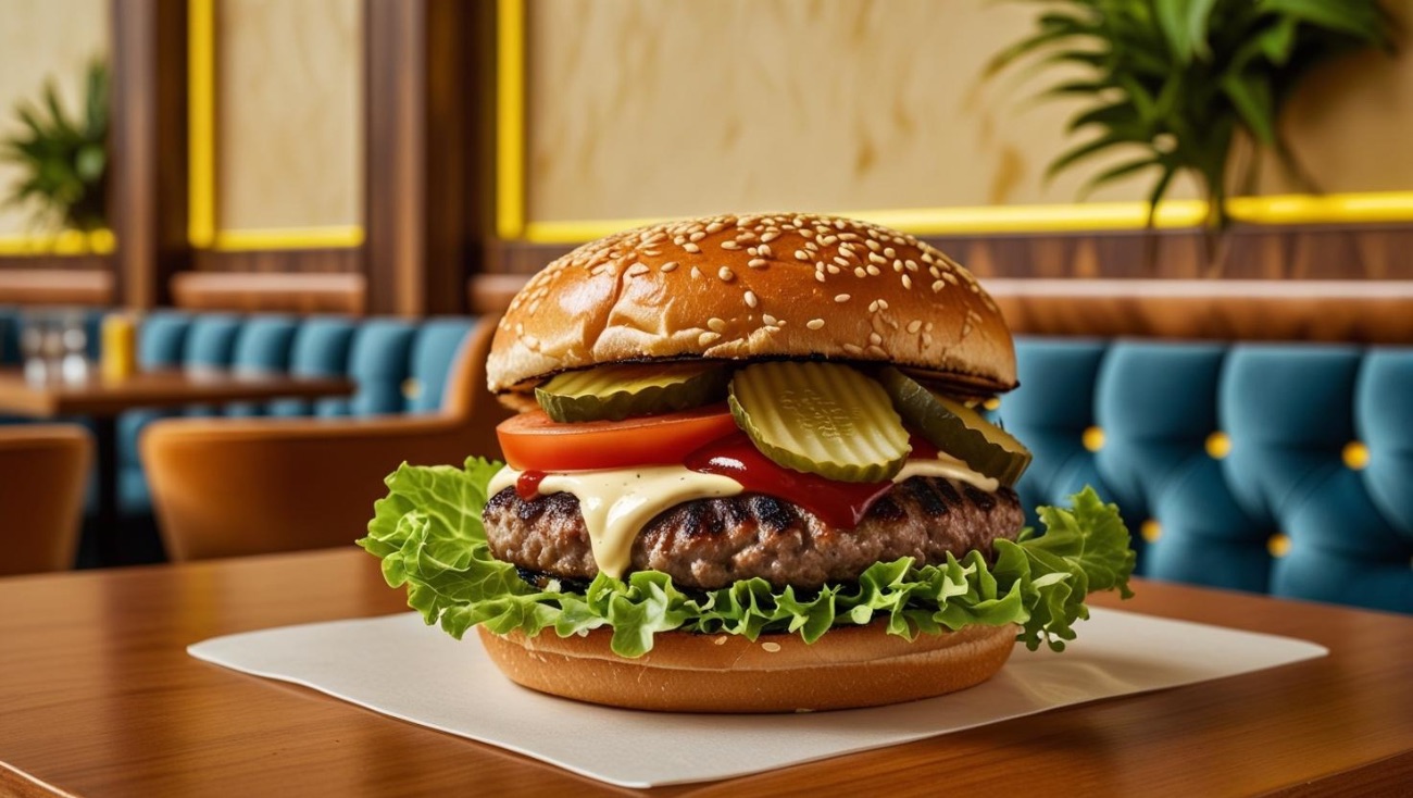 برجر كلاسك لحم