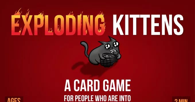 Exploding Kittens - تجنّب بطاقة القطة المنفجرة بأساليب ماكرة. 🎯 الصعوبة: سهلة 🕒 15 دقيقة