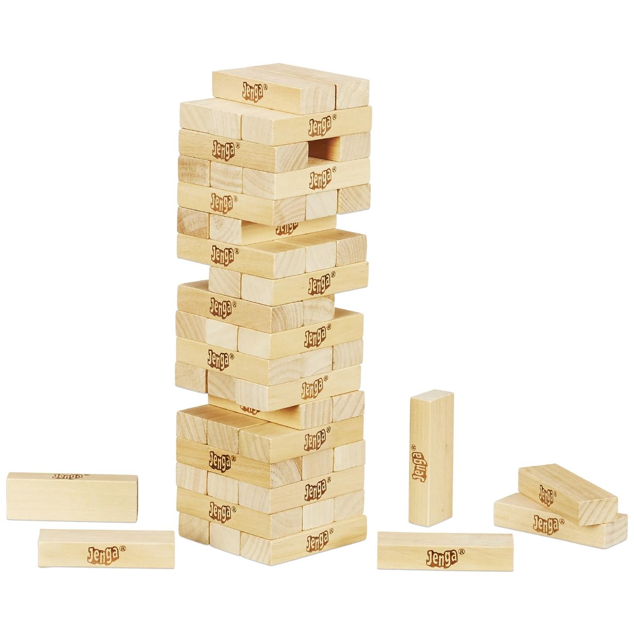 Jenga (Beech Wood) - اسحب قطعة ولا تُسقط البرج! 🎯 الصعوبة: سهلة 🕒 10–20 دقيقة