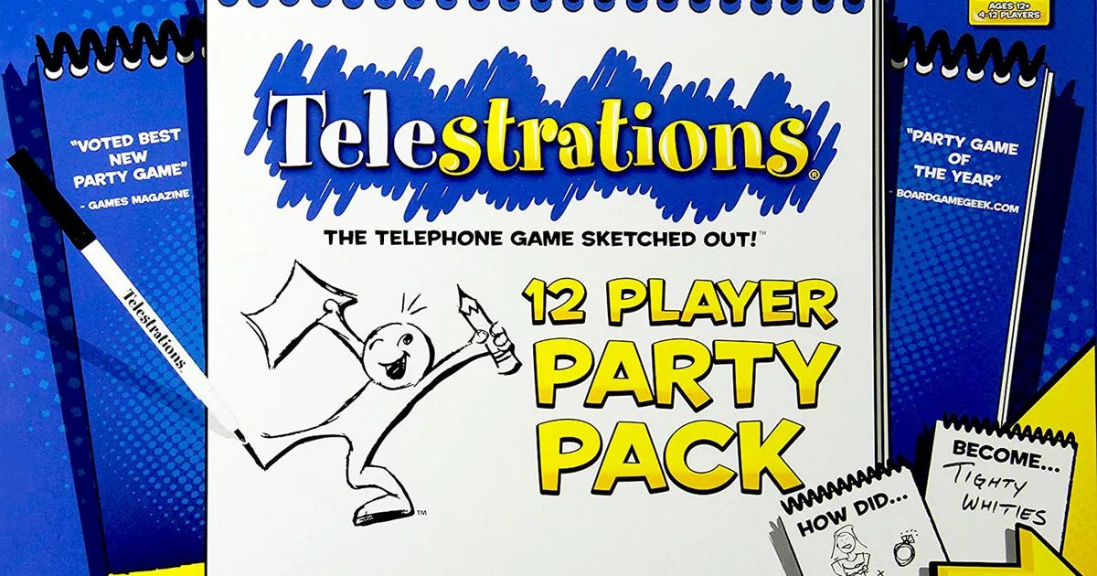 Telestrations - همس صيني بالرسم والضحك المتواصل. 🎯 الصعوبة: سهلة 🕒 30 دقيقة