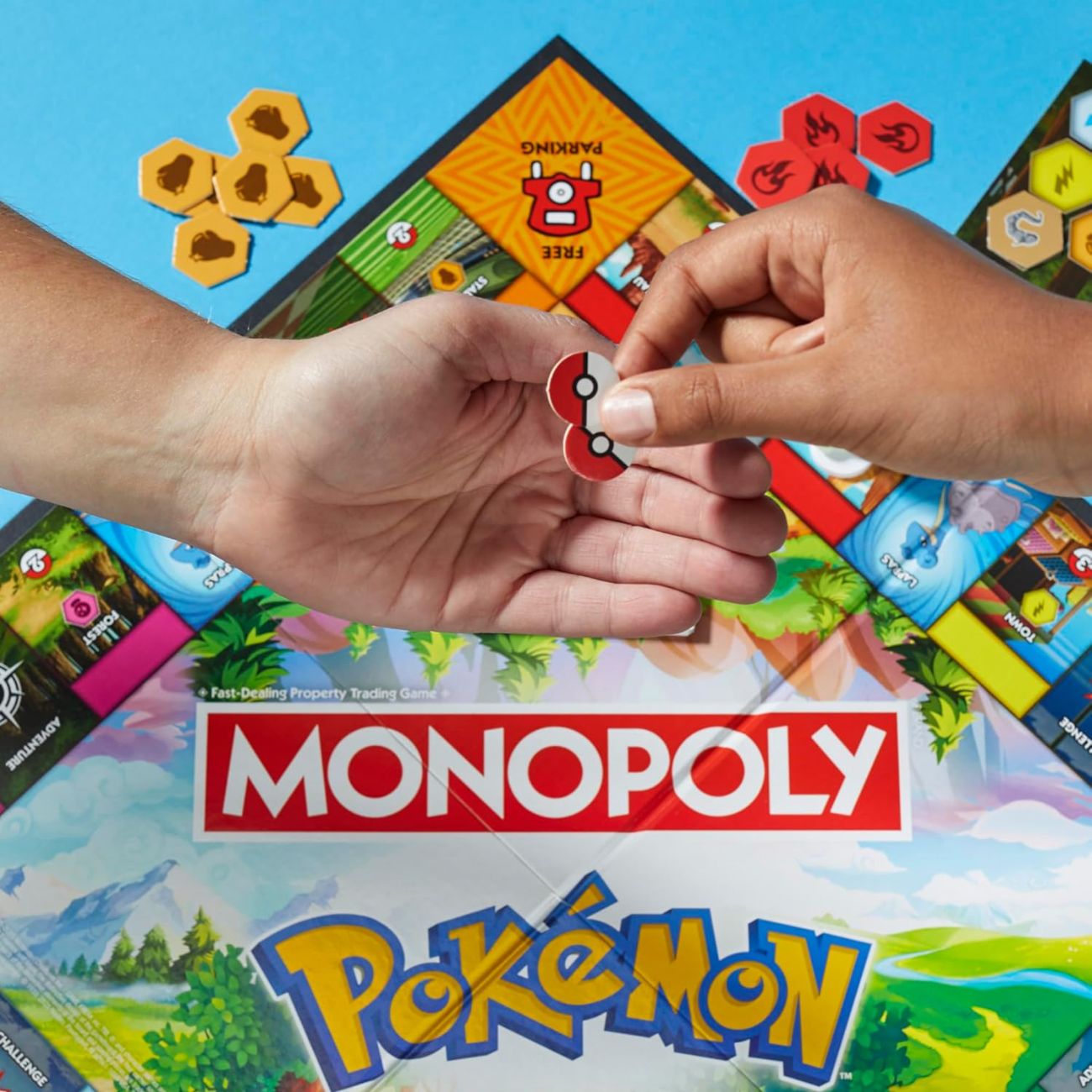 Monopoly: Pokémon Edition - مونوبولي بطابع بوكيمون. 🎯 الصعوبة: سهلة–متوسطة 🕒 60–180 دقيقة