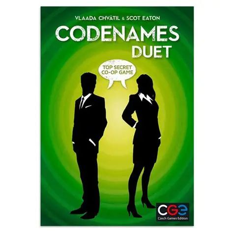 Codenames: Duet - إصدار تعاوني ثنائي قائم بذاته. 🎯 الصعوبة: متوسطة 🕒 15–30 دقيقة