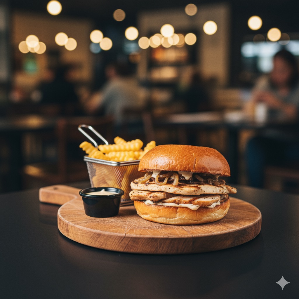 سندويش ستيك دجاج